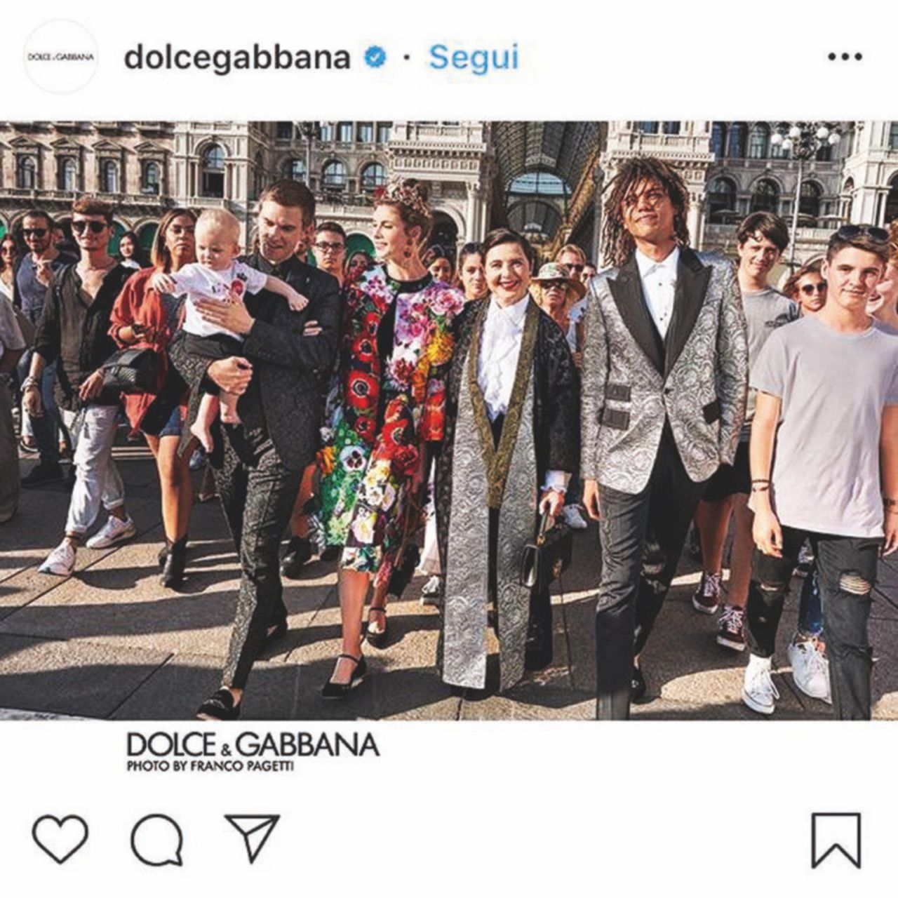 Copertina di “Il Quarto Stato” che ci mancava ricchi & belli di Dolce & Gabbana