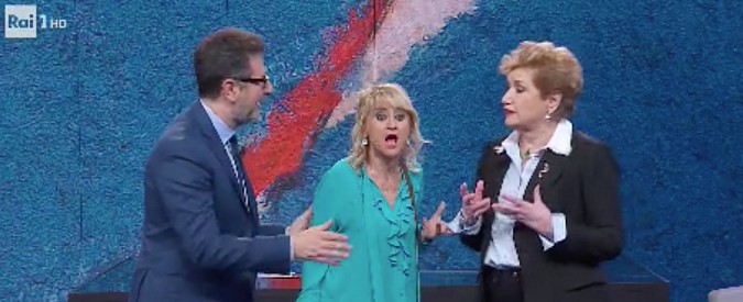 Copertina di Che tempo che fa, il divertente siparietto tra Luciana Littizzetto e Mara Maionchi: “La sintesi è necessaria e le parolacce aiutano. Siamo femmine turpiloquex”