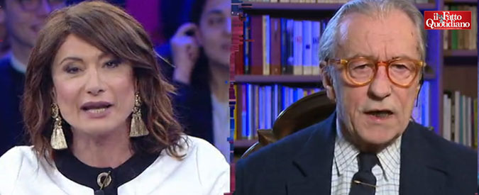 Copertina di Vittorio Feltri a Luxuria su La7: “Non si può parlare come una volta. Oggi se trovi un negretto, devi chiamarlo ‘nerino'”