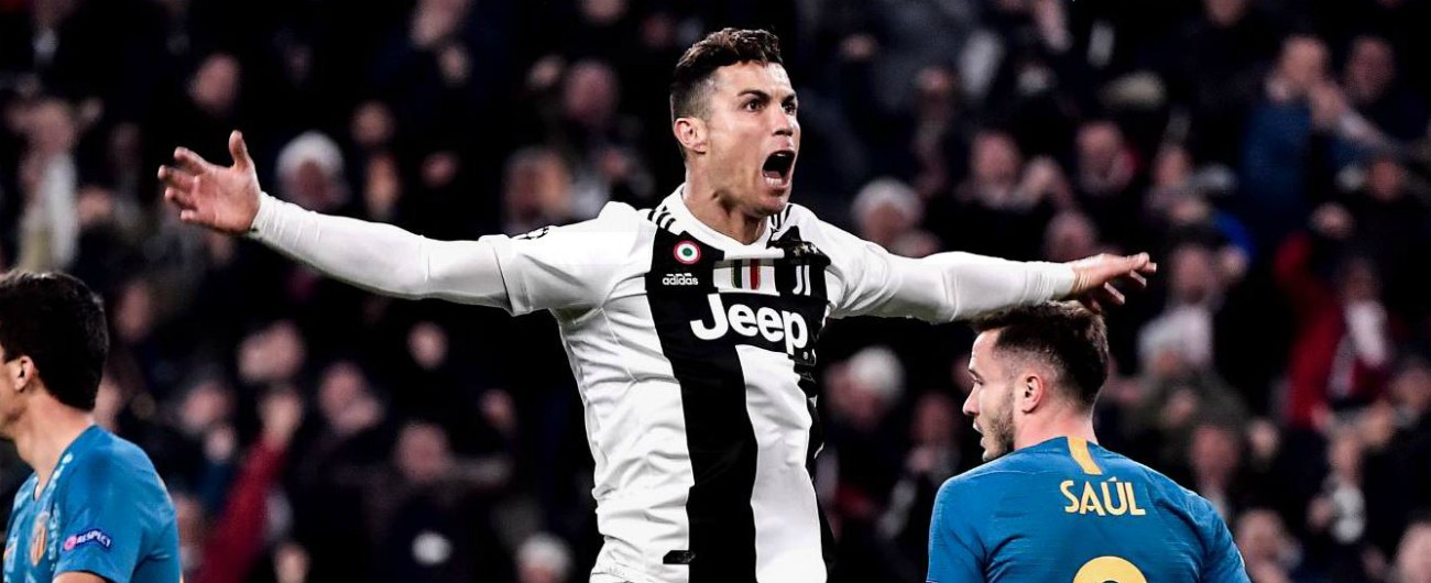 Juventus-Atletico Madrid 3-0, tripletta di Cristiano Ronaldo: i bianconeri rimontano e si qualificano ai quarti di Champions