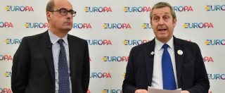 Copertina di Elezioni europee 2019, Pd e PiùEuropa correranno separati. Zingaretti: “Faremo due liste aperte alla società civile”
