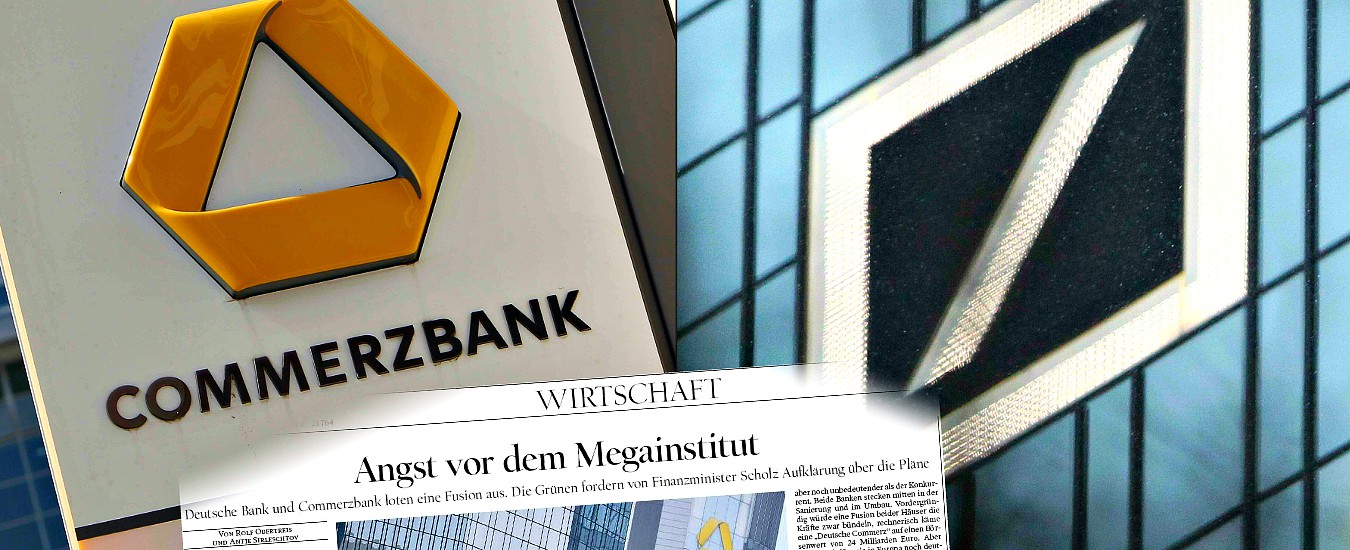 Deutsche Bank e Commerzbank, Berlino preme per la mega-fusione. I timori di stampa e opposizioni: ‘Un gigante malato’