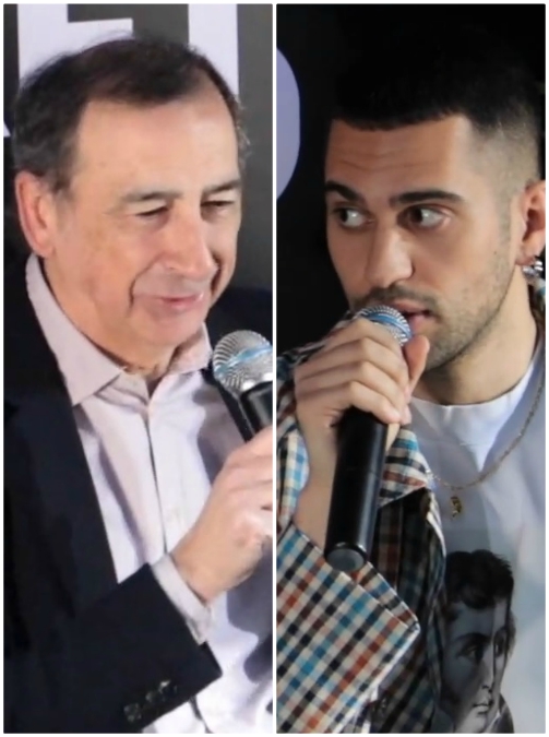 Copertina di Sala intervista Mahmood: “Che tipo di politica ti piace?”. E il cantante: “Quella per il diritto alla vita dell’essere umano”