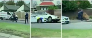 Copertina di Nuova Zelanda, la polizia sperona un’auto e arresta un uomo dopo la strage in moschea costata la vita a 49 persone