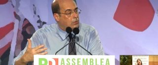 Copertina di Zingaretti proclamato segretario Pd dall’Assemblea: ‘Dobbiamo cambiare tutto’. Gentiloni presidente, Zanda tesoriere