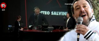 Copertina di Diciotti, Salvini a Rtl: “Pensatemi quando Senato voterà su mio processo”. E i conduttori: “Tanto sappiamo come finisce”