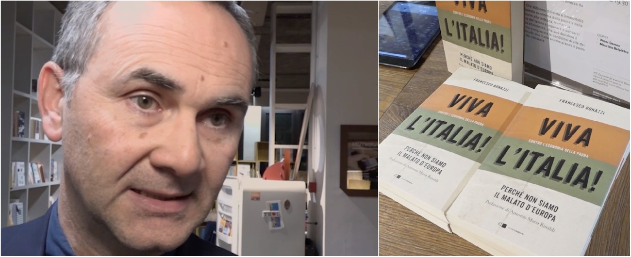 Copertina di “Viva l’Italia”, Francesco Bonazzi presenta il libro sulla situazione economica del nostro paese: “Meglio di come pensiamo”