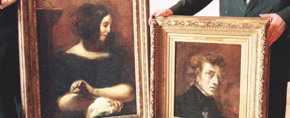 Flirtò anche con Chopin - I ritratti della Sand e di Chopin in mostra - Ansa George Sand, la più amata dai francesi (e da Flaubert)