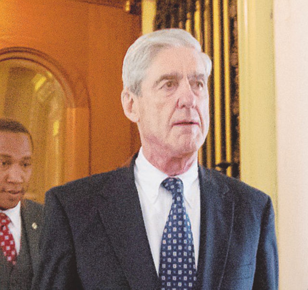 Sfida aperta - Il procuratore Mueller (a destra) che ha condotto l’indagine e Donald Trump - Ansa Trump, il suo giro d’affari più letale dell’inchiesta sui contatti con Mosca