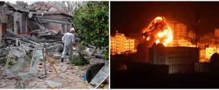 Copertina di Israele, razzo su casa a nord di Tel Aviv. Idf attacca Gaza: distrutto il “quartier generale dell’intelligence di Hamas”
