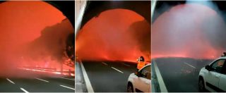 Copertina di Genova, vasto incendio a Cogoleto: 50 famiglie evacuate e scuole chiuse. Le fiamme arrivano sull’autostrada A10