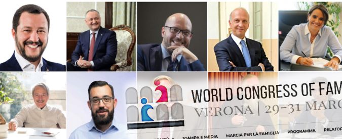 Congresso Verona, la comunione famiglia-sovranismo che fa comodo alla Lega. Ospiti i fedeli di Putin e gli amici di Fidesz