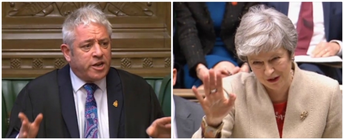 Copertina di Brexit, Theresa May: “Sono pronta a lasciare”. Ma le opposizioni la interrompono e lei si spazientisce