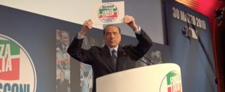 Copertina di Forza Italia, Berlusconi: “Noi indispensabili. Di Maio? Finto sottomesso a Salvini”. E contro Toti assente: “Pazienza finita”