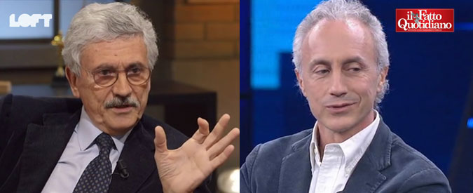 Copertina di Travaglio: “D’Alema su Pd e M5s a Loft? Da quando non conta più niente gli capita spesso di aver ragione”