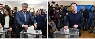 Copertina di Elezioni Ucraina, l’attore Zelensky in testa col 30%. Verso il ballottaggio col presidente Poroshenko al 16%