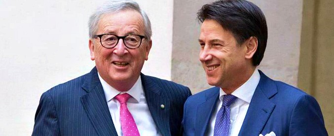 Juncker vede Conte: “Preoccupato da conti italiani, auspico si faccia di più per crescita”. Premier: “Def rispetterà patti”