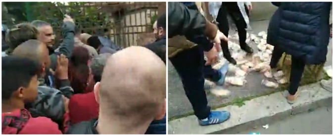 Copertina di “Pezzi di m… dovete morire di fame”, a Torre Maura i panini per i rom buttati per terra e calpestati: le tensioni