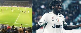 Copertina di Cagliari-Juventus, ululati razzisti contro il giovane Moise Kean. Allegri: “Soliti imbecilli, vanno allontanati a vita”