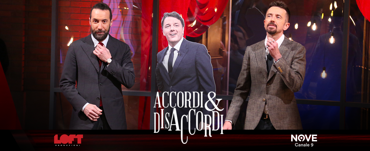Copertina di Accordi&Disaccordi (Nove), Andrea Scanzi e Luca Sommi lanciano un appello a Renzi: “Venga in studio”