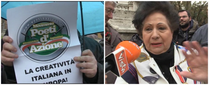 Copertina di Europee, “Siamo piramidali e ministeriali, mi dispiace…”: il surreale discorso della presidente del Sacro Romano Impero Cattolico