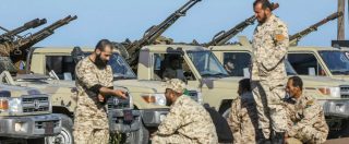 Copertina di Libia, missili di Haftar contro Tripoli. Al-Sarraj: “Lui ha tradito e la Francia lo sostiene”. Usa evacuano contingente