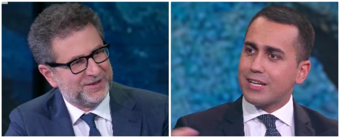 Copertina di Di Maio a Che tempo che fa: “Gilet gialli? No, non li incontrerei più. Sono violenti”. E Fazio: “Si vedeva…”