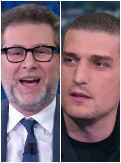 Copertina di Louis Garrel a Fazio: “La tua è l’ultima trasmissione di sinistra in Italia”. E il conduttore: “Mi vuoi rovinare? È una bugia”