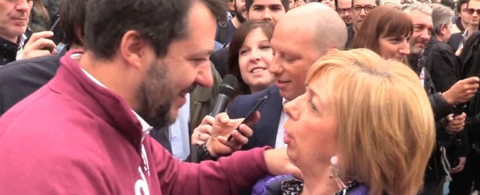 Copertina di Vinitaly, la signora a Salvini: “Basta con Di Maio. Quando lo molli, dopo le Europee?”. E il leader della Lega reagisce così