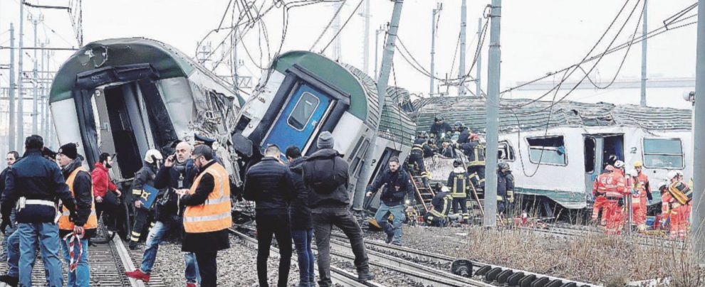Recidive - A gennaio 2018 un treno è deragliato a Pioltello: 2 morti I treni deragliano e la nuova agenzia non parte
