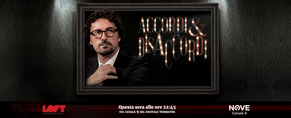 Accordi&Disaccordi (Nove), ospite Danilo Toninelli venerdì 12 aprile alle 22.45