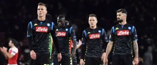 Copertina di Europa League, il Napoli affonda contro l’Arsenal: 2-0. Per la semifinale serve l’impresa. Ma Ancelotti predica ottimismo