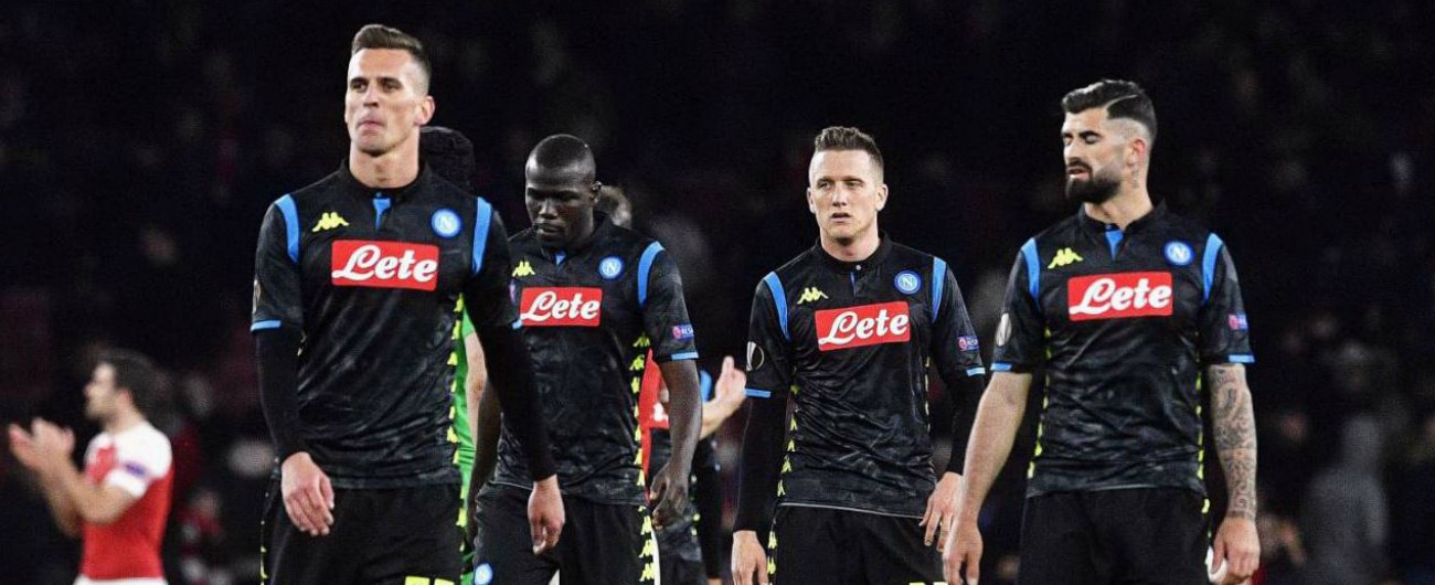 Europa League, il Napoli affonda contro l’Arsenal: 2-0. Per la semifinale serve l’impresa. Ma Ancelotti predica ottimismo
