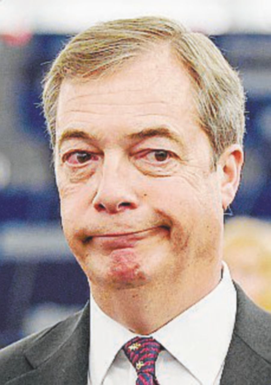 Copertina di Nigel Farage lancia il suo “Brexit Party” per il 26 maggio