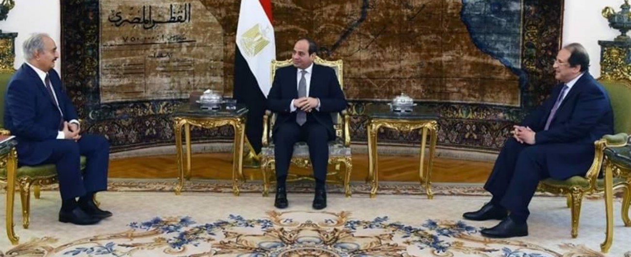 Libia, Tripoli: “Abbattuto caccia di Haftar” Che vola al Cairo dall’alleato Al Sisi: “Egitto conferma sostegno al maresciallo”