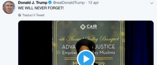Copertina di Trump attacca deputata musulmana e la associa all’11 settembre. L’ira dei democratici: “Razzista disgustoso”