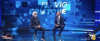 Copertina di Non è l’Arena, Briatore critico sul governo: “Le cose sono peggiorate. Livelli minimi di rispettabilità internazionale”