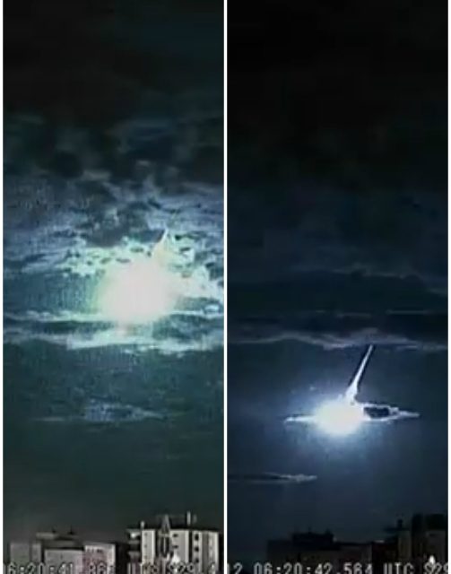 La meteora gigante illumina il cielo ed esplode a contatto con l’atmosfera: “Viaggiava a 122mila km/h”. Le immagini spettacolari