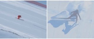Copertina di Chilometro lanciato, il “re della velocità” spigola e cade a 170 km/h. Le immagini dell’incidente in diretta tv
