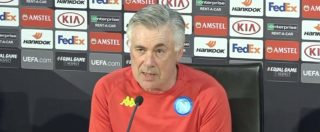 Copertina di Napoli, Ancelotti vuole la rimonta: “Partita difficile ma possiamo farcela. Abbiamo deciso che non prenderemo gol”
