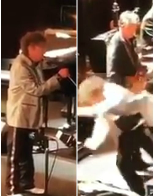 Bob Dylan litiga col pubblico che gli fa le foto: “Posso cantare o mi metto in posa?”. Poi inciampa sul palco e si arrabbia