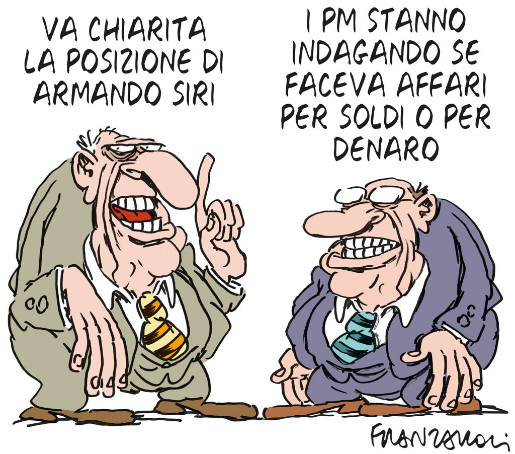 Copertina di La vignetta di Franzaroli 2104