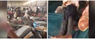 Copertina di Libia, spari e urla nel centro di detenzione di Tripoli: la videodenuncia dell’attacco. Msf: “Persone ferite”