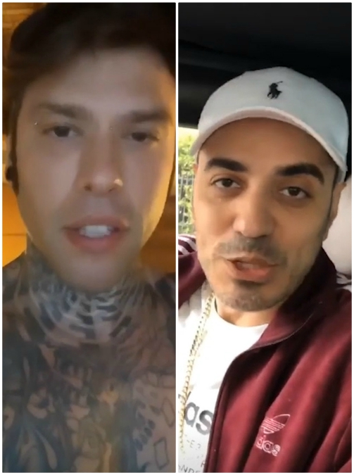 Copertina di Mance ai rider, Marracash: “Non accetto questa infamia, consegnavo le pizze”. Fedez ai giornalisti: “Avete rotto i co***”