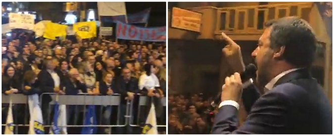 Copertina di Sicilia, Salvini contestato a Mazara del Vallo: “Vergogna, razzista”. Lui perde la pazienza: “Voi ‘vergogna’, cretini”