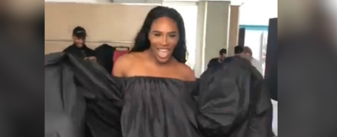Copertina di Serena Williams, la campionessa di tennis si scatena sulla hit di Beyoncé: l’improvvisazione è da applausi