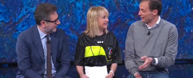 Copertina di Che tempo che fa, Allegri “svela” i segreti del suo spogliatoio. Littizzetto: “Cristiano Ronaldo com’è messo a falli?”