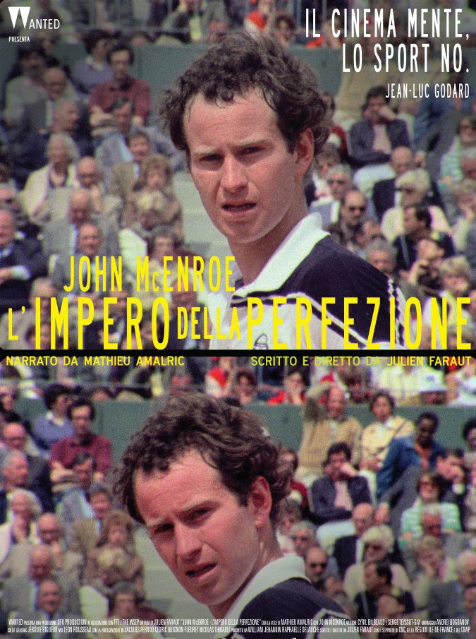 Copertina di John McEnroe – L’impero della perfezione, tennis e cinema non si sono mai parlati così bene
