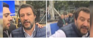 Copertina di Salvini si aspetta il selfie, ma il giovane dem lo sorprende: “Ministro, dove sono finiti i 49 milioni?”. E lui reagisce così