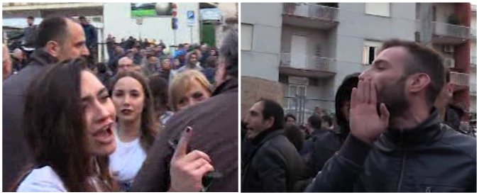 Copertina di Caserta, tensione tra contestatori e sostenitori di Salvini: “Per lui restate sempre dei terroni di m…”. “Andate a lavorare”